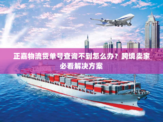 正嘉物流货单号查询不到怎么办?跨境卖家必看解决方案 正嘉物流货单号查询不到怎么办?跨境卖家必看解决方案