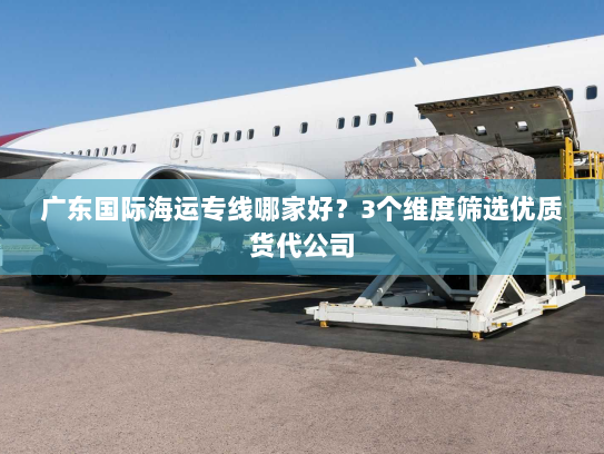 广东国际海运专线哪家好?3个维度筛选优质货代公司 广东国际海运专线哪家好?3个维度筛选优质货代公司