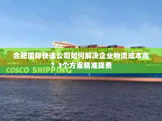 合肥国际快递公司如何解决企业物流成本高?3个方案精准降费 合肥国际快递公司如何解决企业物流成本高?3个方案精准降费