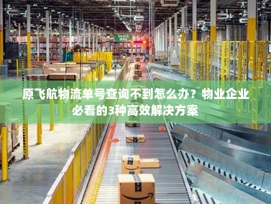 原飞航物流单号查询不到怎么办?物业企业必看的3种高效解决方案 原飞航物流单号查询不到怎么办?物业企业必看的3种高效解决方案