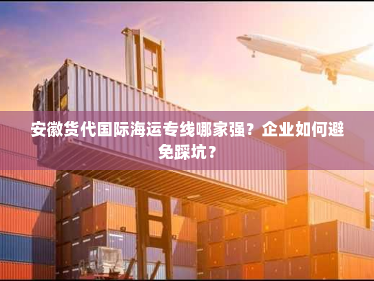 安徽货代国际海运专线哪家强？企业如何避免踩坑？