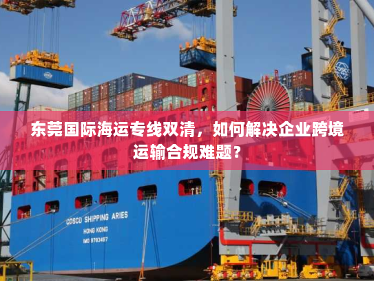 东莞国际海运专线双清,如何解决企业跨境运输合规难题? 东莞国际海运专线双清,如何解决企业跨境运输合规难题?
