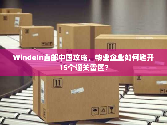 Windeln直邮中国攻略,物业企业如何避开15个通关雷区? Windeln直邮中国攻略,物业企业如何避开15个通关雷区?
