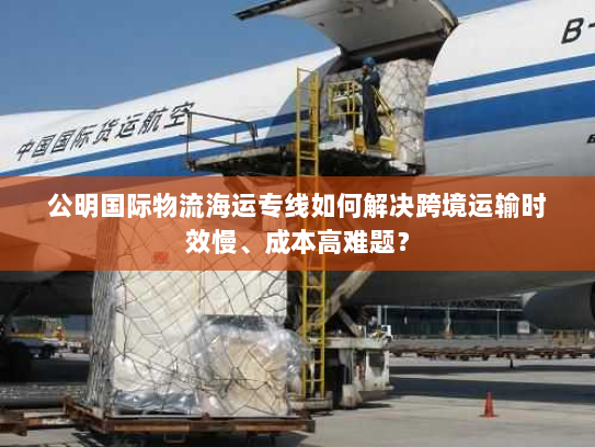 公明国际物流海运专线如何解决跨境运输时效慢、成本高难题？