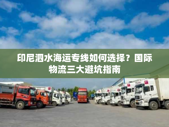 印尼泗水海运专线如何选择？国际物流三大避坑指南