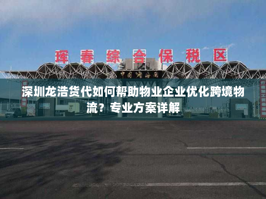 深圳龙浩货代如何帮助物业企业优化跨境物流?专业方案详解 深圳龙浩货代如何帮助物业企业优化跨境物流?专业方案详解