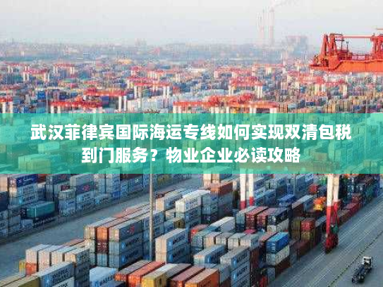 武汉菲律宾国际海运专线如何实现双清包税到门服务?物业企业必读攻略 武汉菲律宾国际海运专线如何实现双清包税到门服务?物业企业必读攻略