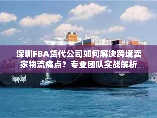 深圳FBA货代公司如何解决跨境卖家物流痛点？专业团队实战解析