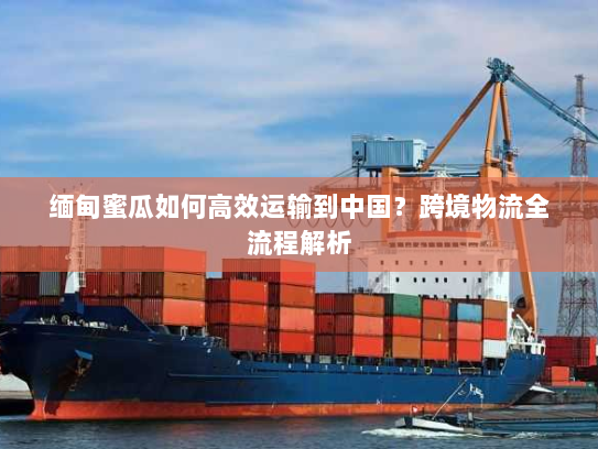 缅甸蜜瓜如何高效运输到中国？跨境物流全流程解析