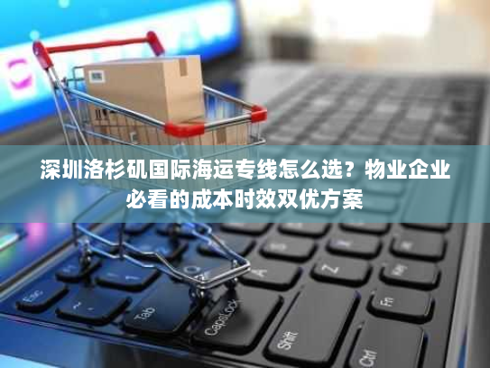 深圳洛杉矶国际海运专线怎么选?物业企业必看的成本时效双优方案 深圳洛杉矶国际海运专线怎么选?物业企业必看的成本时效双优方案