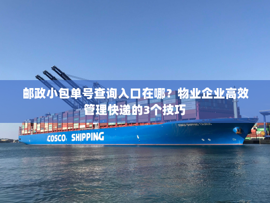 邮政小包单号查询入口在哪?物业企业高效管理快递的3个技巧 邮政小包单号查询入口在哪?物业企业高效管理快递的3个技巧