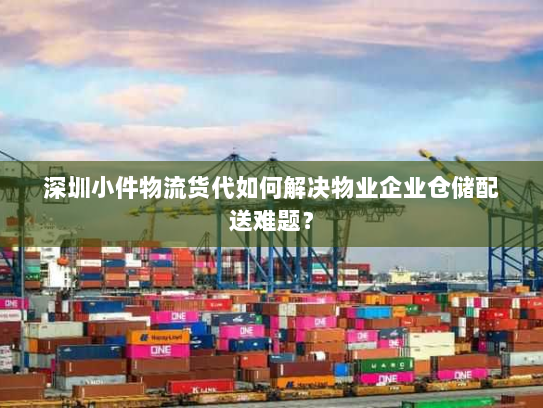 深圳小件物流货代如何解决物业企业仓储配送难题? 深圳小件物流货代如何解决物业企业仓储配送难题?