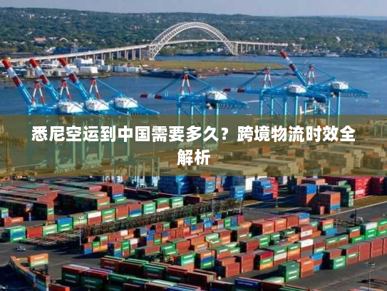悉尼空运到中国需要多久？跨境物流时效全解析