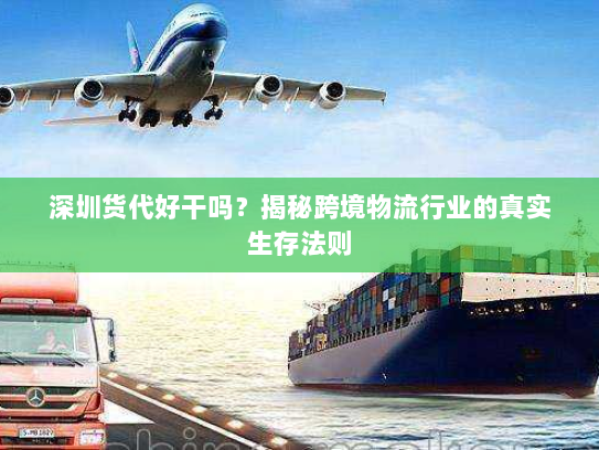 深圳货代好干吗？揭秘跨境物流行业的真实生存法则