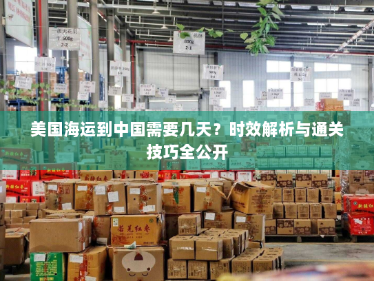美国海运到中国需要几天?时效解析与通关技巧全公开 美国海运到中国需要几天?时效解析与通关技巧全公开