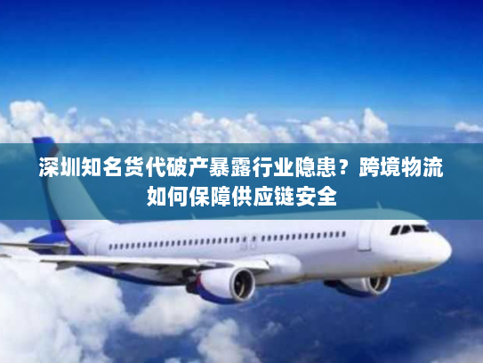 深圳知名货代破产暴露行业隐患?跨境物流如何保障供应链安全 深圳知名货代破产暴露行业隐患?跨境物流如何保障供应链安全