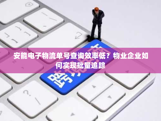 安能电子物流单号查询效率低?物业企业如何实现批量追踪 安能电子物流单号查询效率低?物业企业如何实现批量追踪