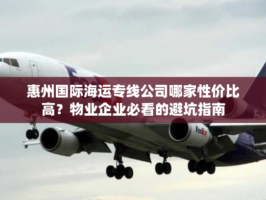 惠州国际海运专线公司哪家性价比高？物业企业必看的避坑指南