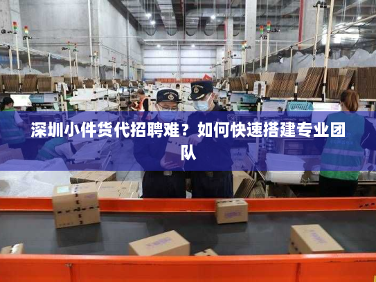 深圳小件货代招聘难？如何快速搭建专业团队