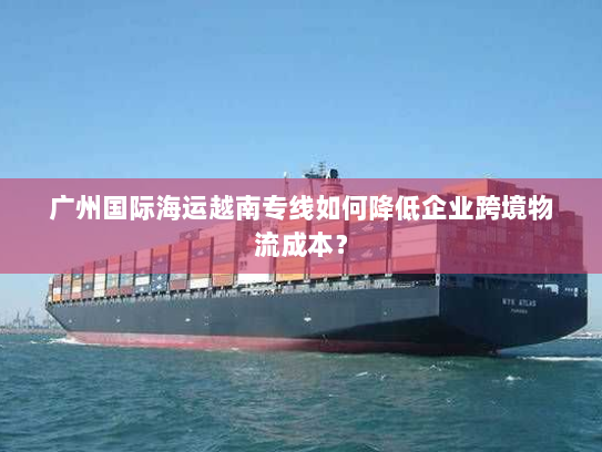 广州国际海运越南专线如何降低企业跨境物流成本？