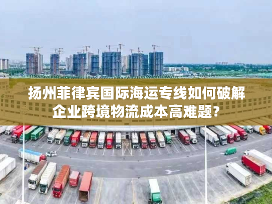 扬州菲律宾国际海运专线如何破解企业跨境物流成本高难题？
