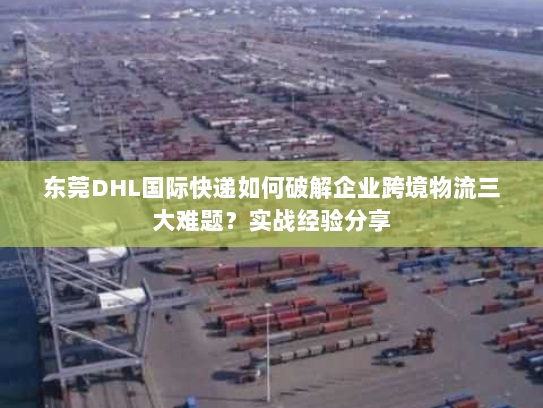 东莞DHL国际快递如何破解企业跨境物流三大难题？实战经验分享