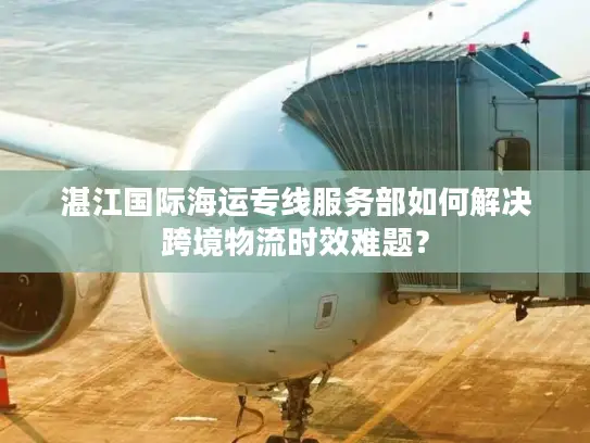 湛江国际海运专线服务部如何解决跨境物流时效难题？