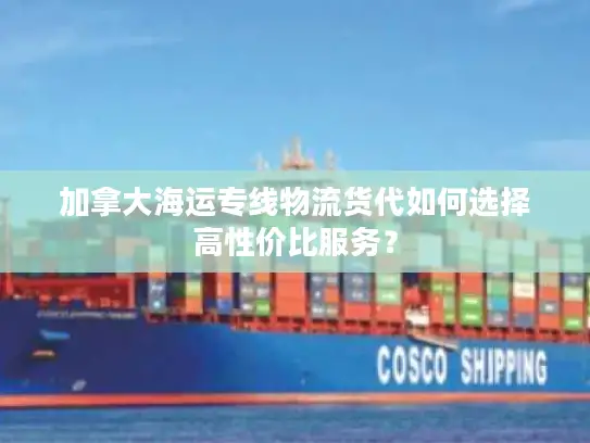 加拿大海运专线物流货代如何选择高性价比服务？