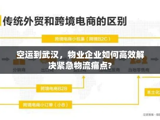 空运到武汉，物业企业如何高效解决紧急物流痛点?