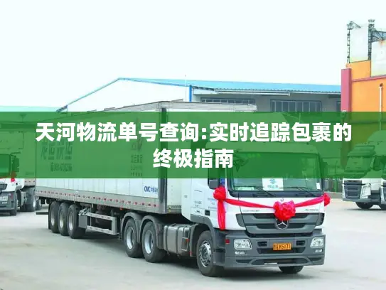 天河物流单号查询:实时追踪包裹的终极指南