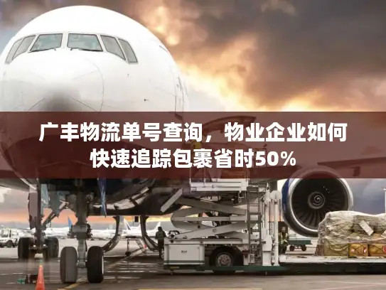 广丰物流单号查询，物业企业如何快速追踪包裹省时50%