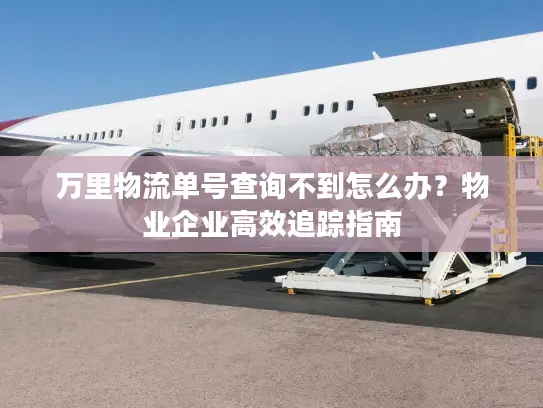 万里物流单号查询不到怎么办？物业企业高效追踪指南