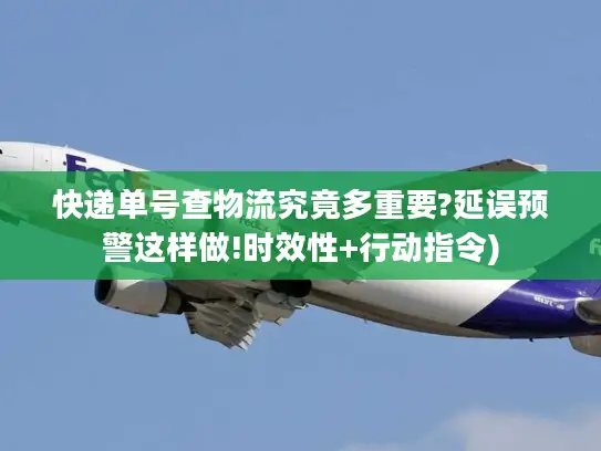 快递单号查物流究竟多重要?延误预警这样做!时效性+行动指令)