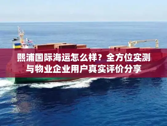 熙浦国际海运怎么样？全方位实测与物业企业用户真实评价分享
