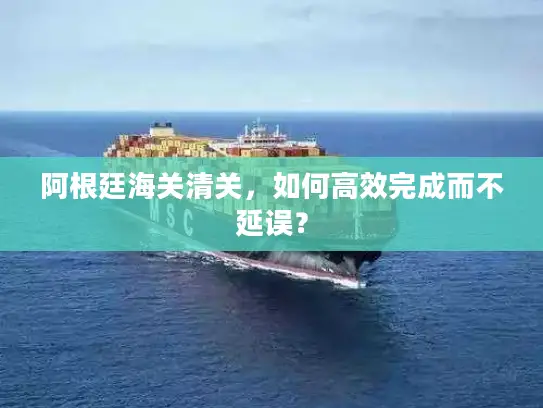 阿根廷海关清关，如何高效完成而不延误？