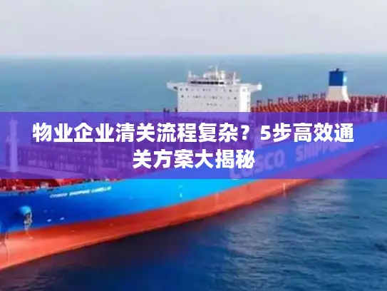 物业企业清关流程复杂？5步高效通关方案大揭秘