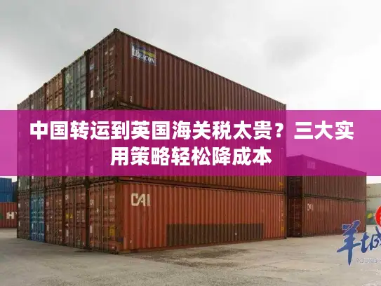 中国转运到英国海关税太贵？三大实用策略轻松降成本