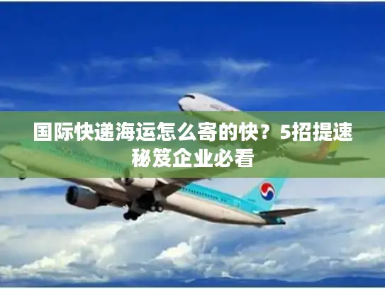 国际快递海运怎么寄的快？5招提速秘笈企业必看