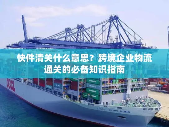 快件清关什么意思？跨境企业物流通关的必备知识指南