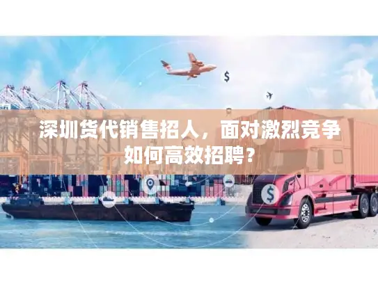 深圳货代销售招人，面对激烈竞争如何高效招聘？