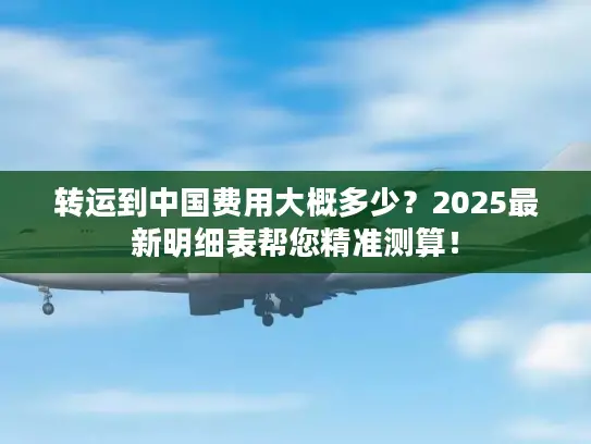 转运到中国费用大概多少？2025最新明细表帮您精准测算！