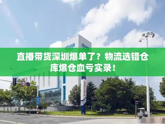直播带货深圳爆单了？物流选错仓库爆仓血亏实录！