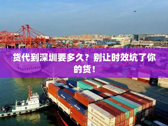 货代到深圳要多久？别让时效坑了你的货！
