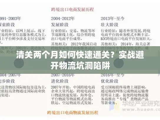 清关两个月如何快速通关？实战避开物流坑洞陷阱