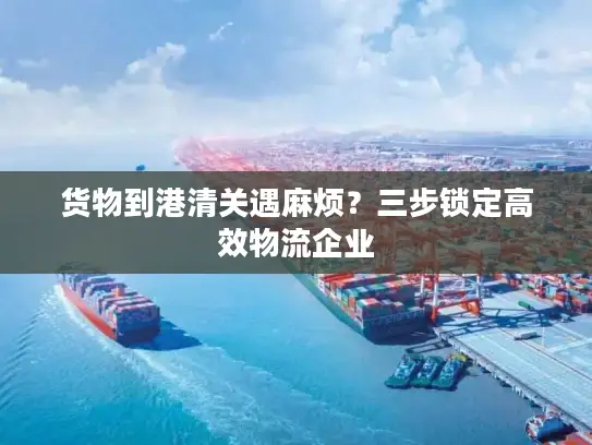 货物到港清关遇麻烦？三步锁定高效物流企业
