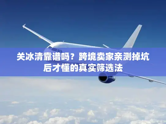 关冰清靠谱吗？跨境卖家亲测掉坑后才懂的真实筛选法