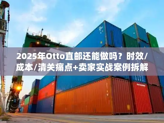 2025年Otto直邮还能做吗？时效/成本/清关痛点+卖家实战案例拆解