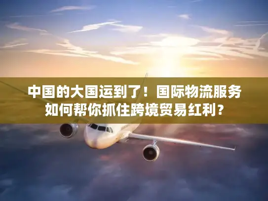 中国的大国运到了！国际物流服务如何帮你抓住跨境贸易红利？