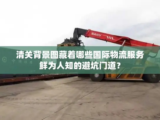 清关背景图藏着哪些国际物流服务鲜为人知的避坑门道？