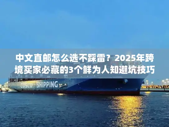 中文直邮怎么选不踩雷？2025年跨境买家必藏的3个鲜为人知避坑技巧
